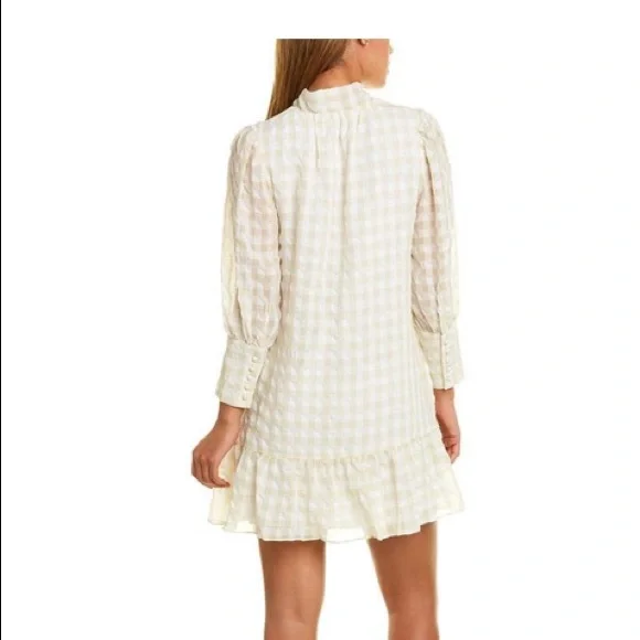 Walter Baker NWOT Gingham Baby Doll Dress - Picture 2 of 8